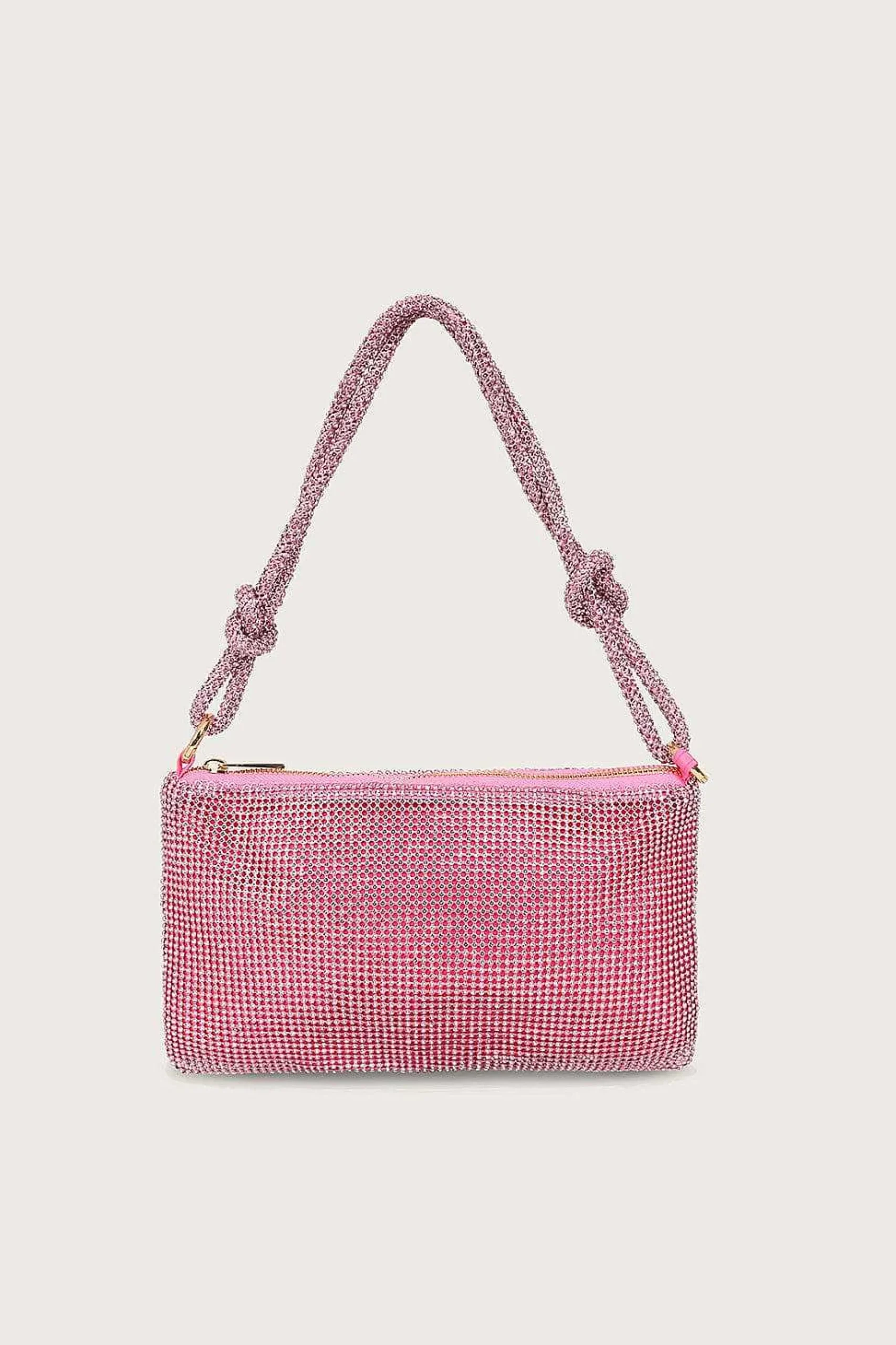 Dina Rhinestone Mini Shoulder Bag In Pink<Lavish Alice Best