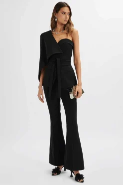 Emelie Fit & Flare Tailored Trouser In Black<Lavish Alice Hot