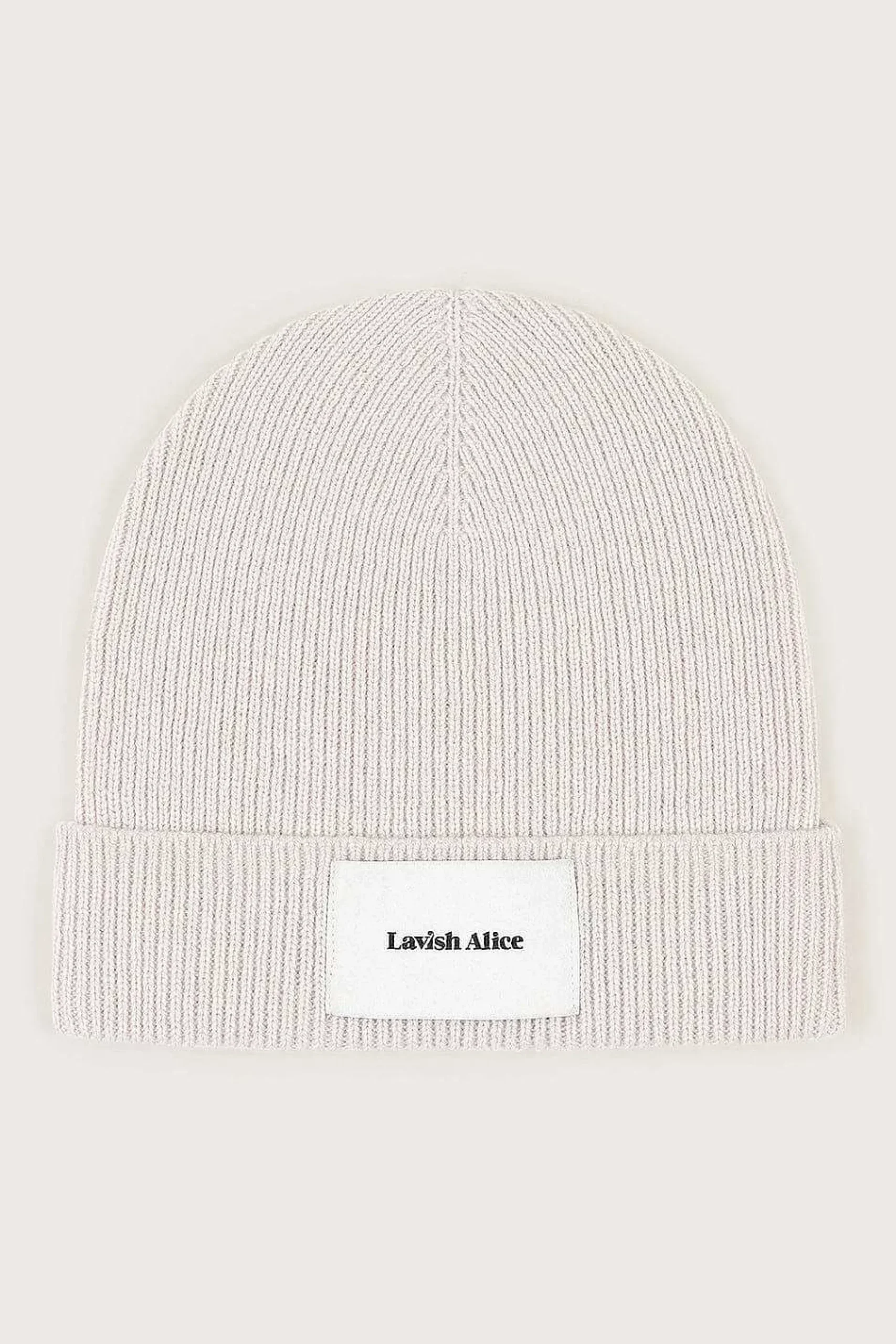 Ezra Knitted Cashmere Blend Beanie In Sand<Lavish Alice Cheap