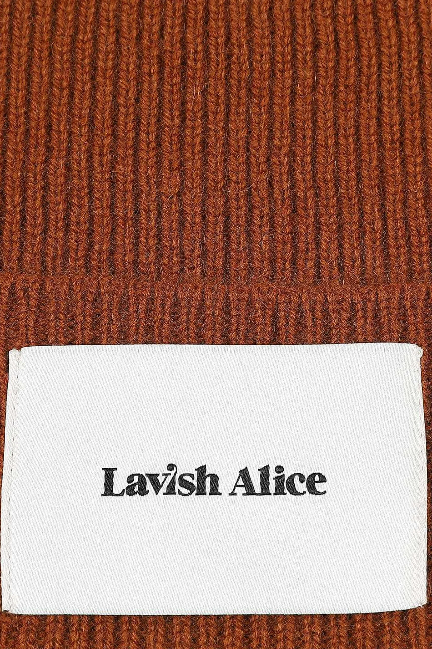 Ezra Knitted Cashmere Blend Beanie In Camel<Lavish Alice Cheap