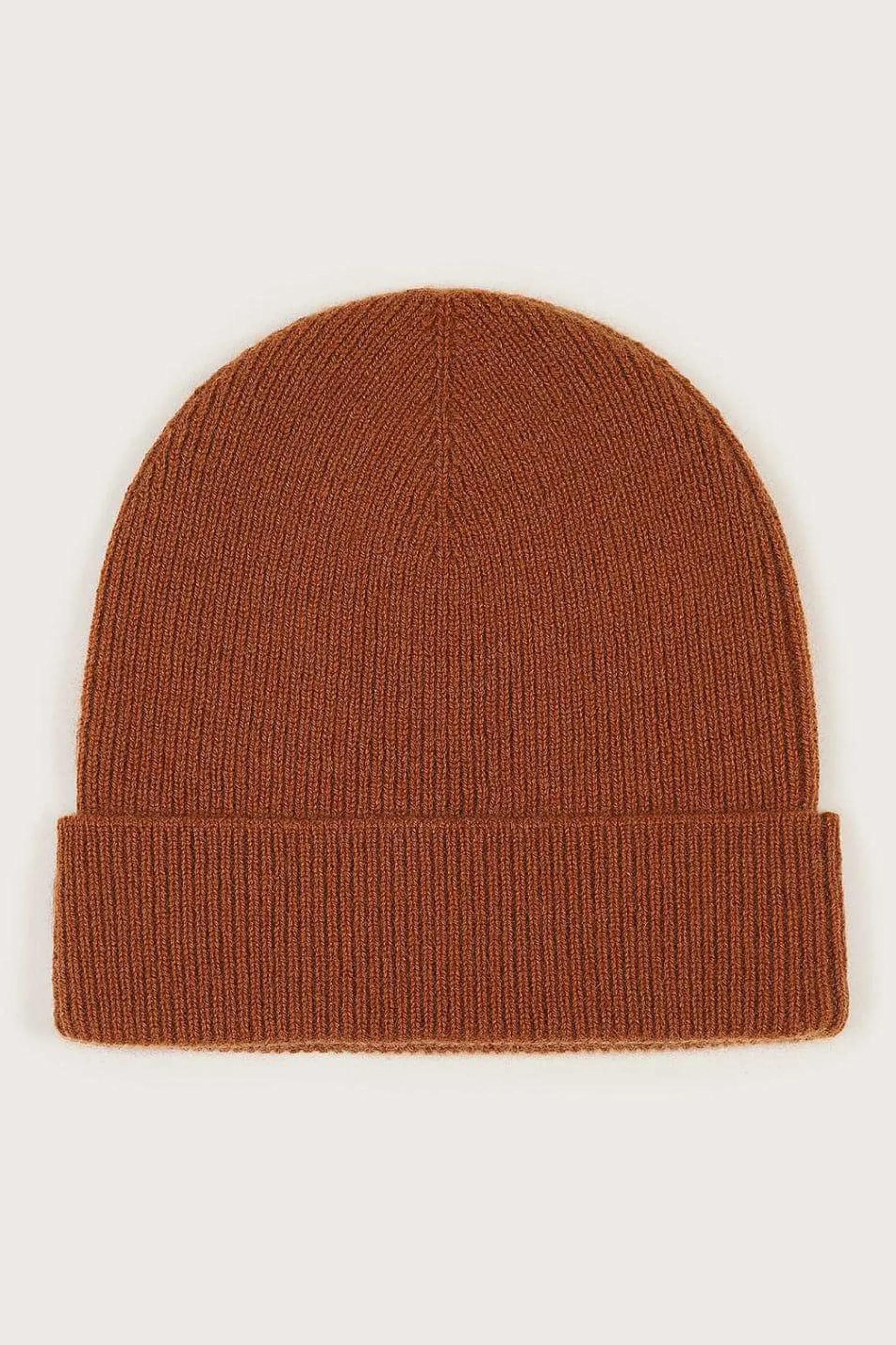 Ezra Knitted Cashmere Blend Beanie In Camel<Lavish Alice Cheap