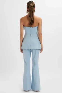 Macie Bandeau Tailored Jumpsuit In Cornflower Blue<Lavish Alice Outlet
