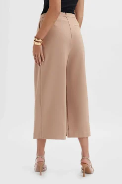 Siya Wrap Culotte Trousers In Camel<Lavish Alice Best