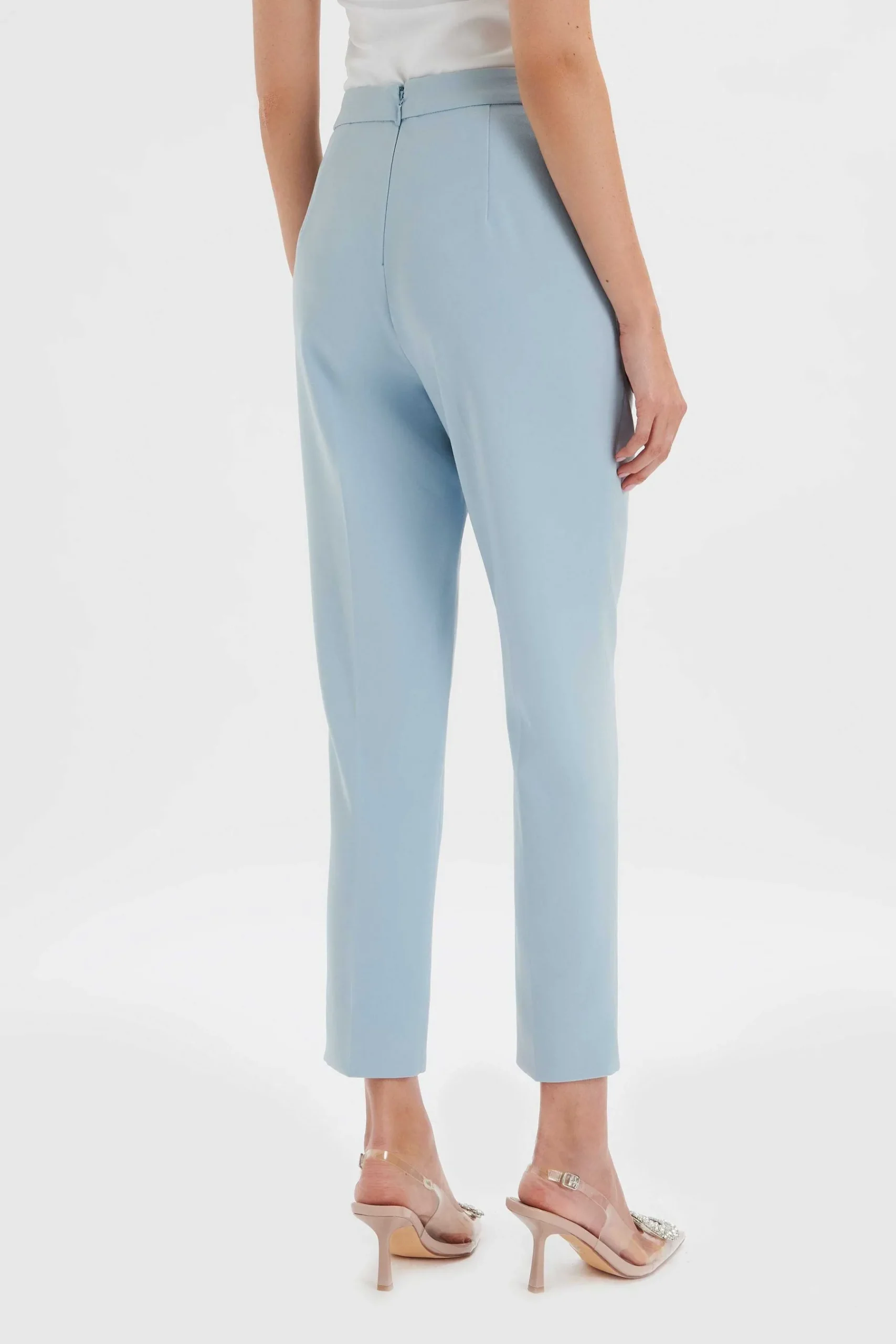 Vanessa Tapered Leg Trouser In Cornflower Blue<Lavish Alice Hot