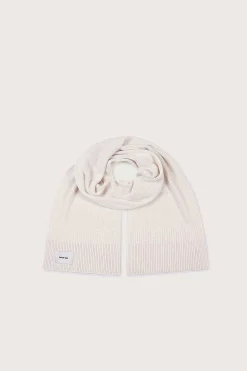 Zoha Knitted Cashmere Blend Scarf In Sand<Lavish Alice Outlet